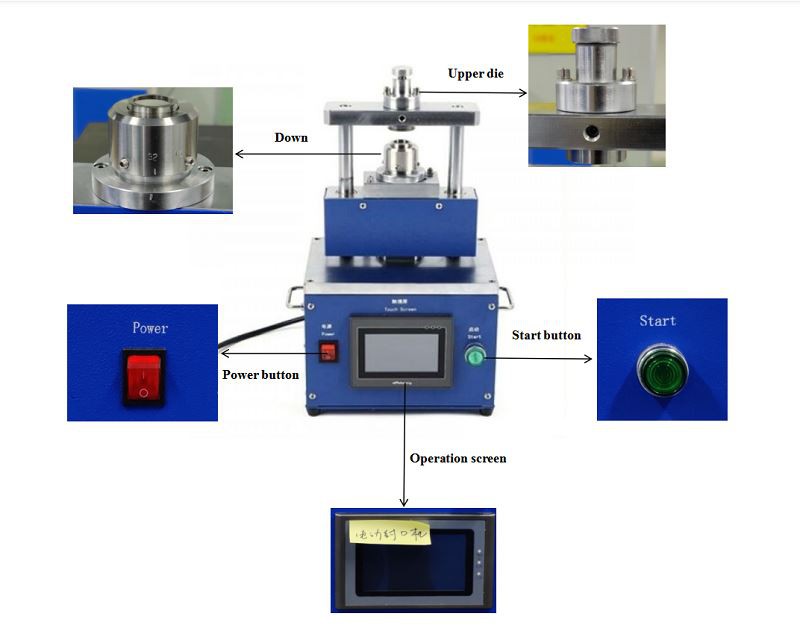 Button Cell Electric Crimper