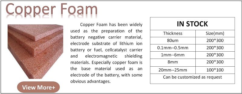 Cu foam