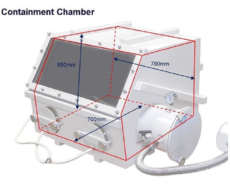 Vacuum Stainless Steel Glove Box